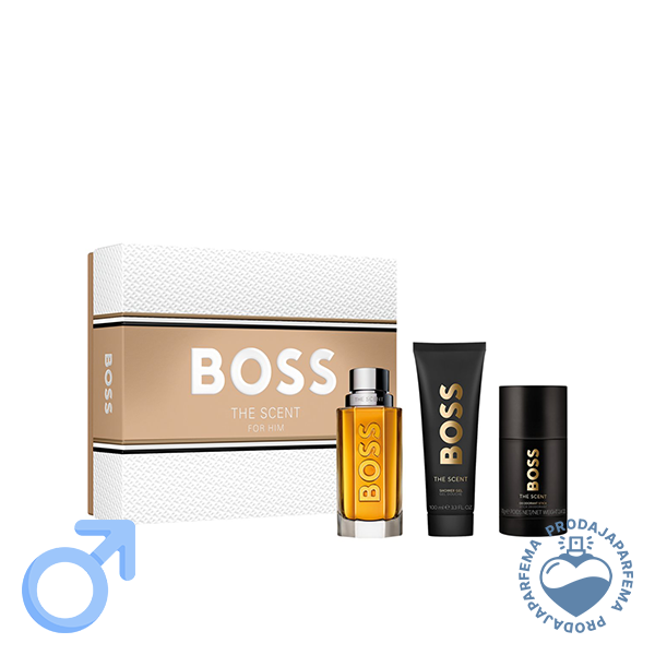 Boss The Scent Set (100ml EDT + 100ml SG + 75ml Deo) | Toaletna voda - Eau de Toilette (EDT)