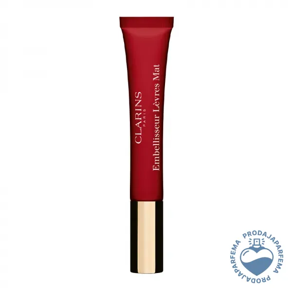 CLARINS Embellisseur Lèvres Mat (N°03 Velvet Red) ruž za usne 12ml | Tečni ruževi