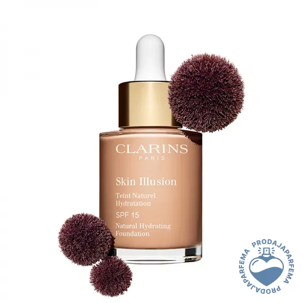 CLARINS Skin Illusion (N°107 Beige) 30ml | Tečni puderi
