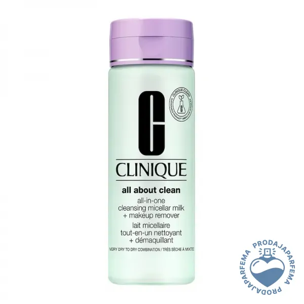 Clinique All About Clean™ All-in-One Cleansing Micellar Milk + Makeup Remover 200ml | Šminka