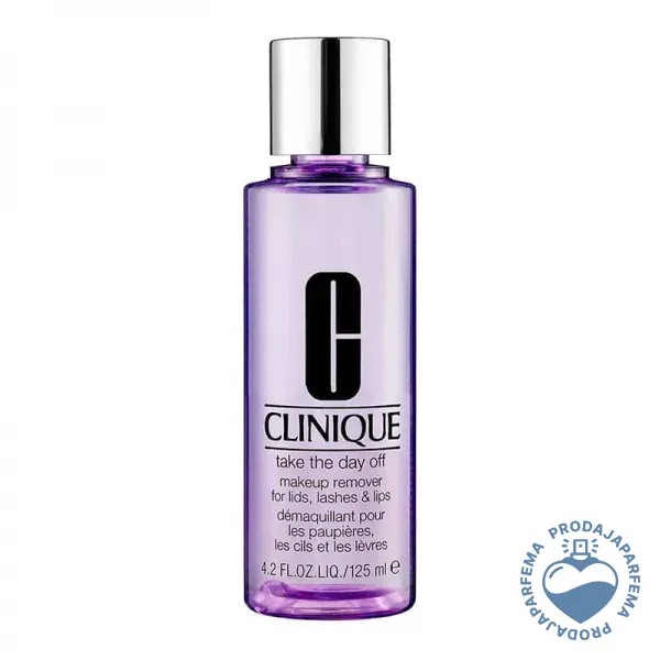 Clinique Take The Day Off™ (tečno sredstvo za uklanjanje šminke sa očiju, kapaka, trepavica i usana) 125ml | Uklanjanje šminke