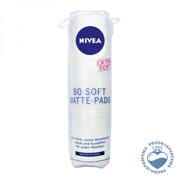 NIVEA Soft Watte-Pads (tupferi za čišćenje lica i uklanjanje šminke) 80 kom. | Šminka