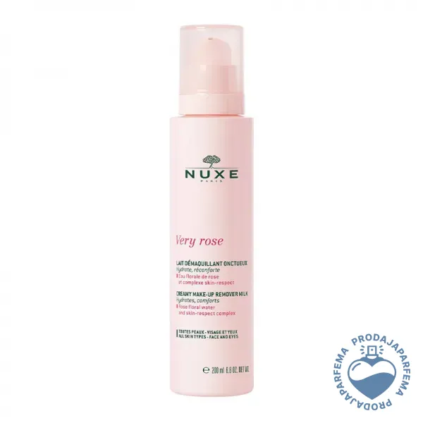 NUXE Very Rose Lait Démaquillant Onctueux 200ml | Uklanjanje šminke