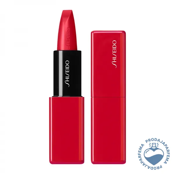 Shiseido TechnoSatin Gel Lipstick (N°416 Red Shift) 4g | Ruževi