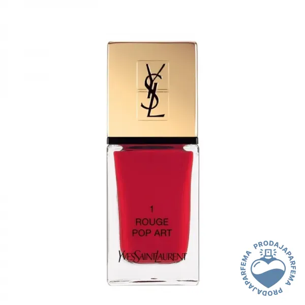 Yves Saint Laurent La Laque Couture (N°01 Rouge Pop Art) lak za nokte 10ml | Lakovi