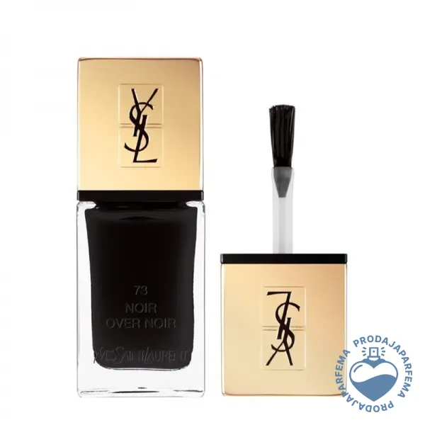 Yves Saint Laurent La Laque Couture (N°73 Noir Over Noir) lak za nokte 10ml | Lakovi