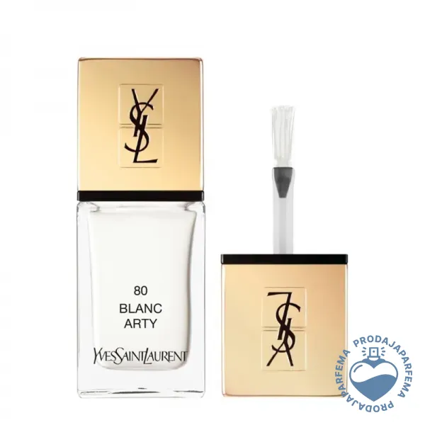 Yves Saint Laurent La Laque Couture (N°80 Blanc Arty) lak za nokte 10ml | Lakovi